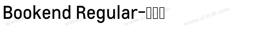 Bookend Regular字体转换